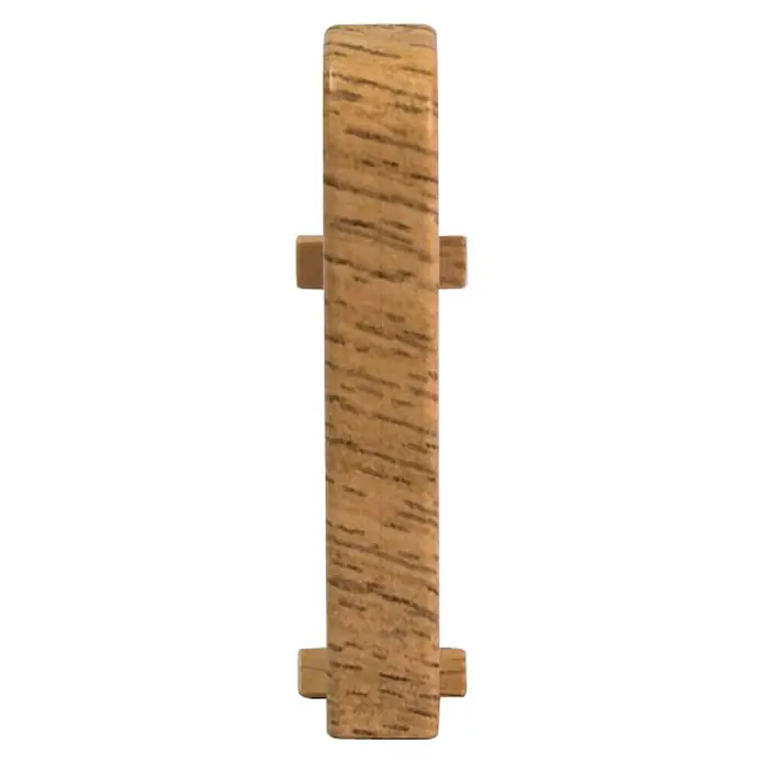 Egger Übergangskappe - Eiche Rotbraun, 2 Stk., Passend für: Egger Sockelleisten 17 x 60 mm - Vorderansicht