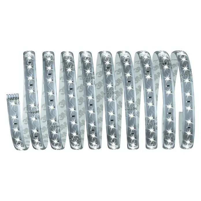 Paulmann LED-Band MaxLED Basisset 500 - 3 m, Tageslichtweiß, 17 W, Einsatzbereich: Wohnzimmer - Vorderansicht