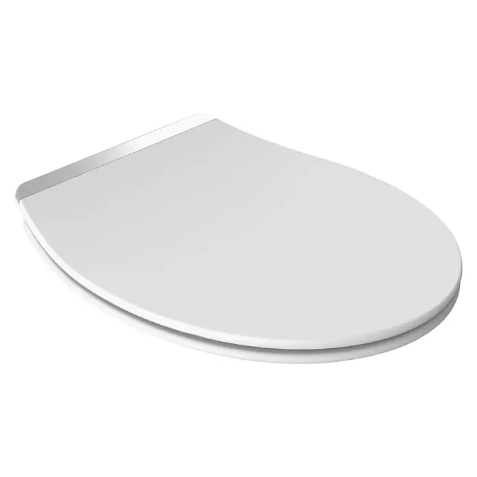 Poseidon WC daska Strips - Samospuštajuća, Duroplast, Može se skinuti, Bijele boje