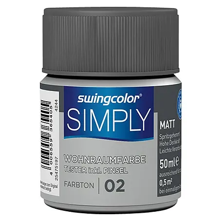 swingcolor  Boja za zid SIMPLY Tester