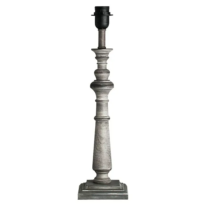 Home Sweet Home Lampvoet Step Square - 40 W, Kleur: Taupe, Hoogte: 49 cm