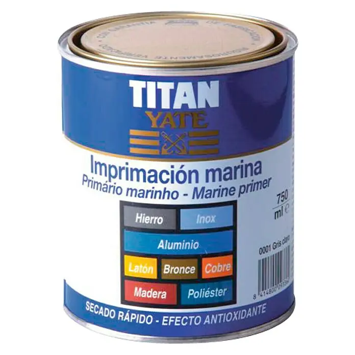 Titan Yate Imprimación - Gris claro, 750 ml
