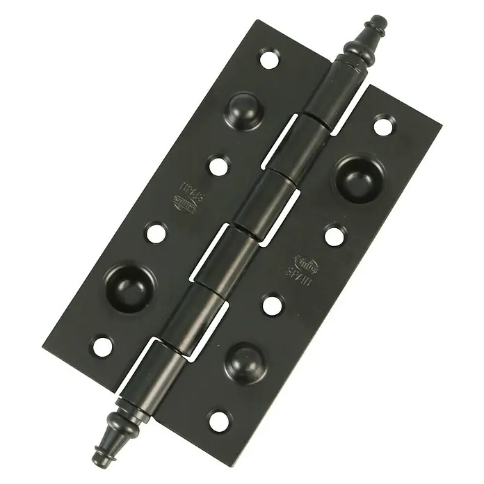 Bisagra mod. 561 - 150 x 80 x 3 mm, Negro, 1 ud.
