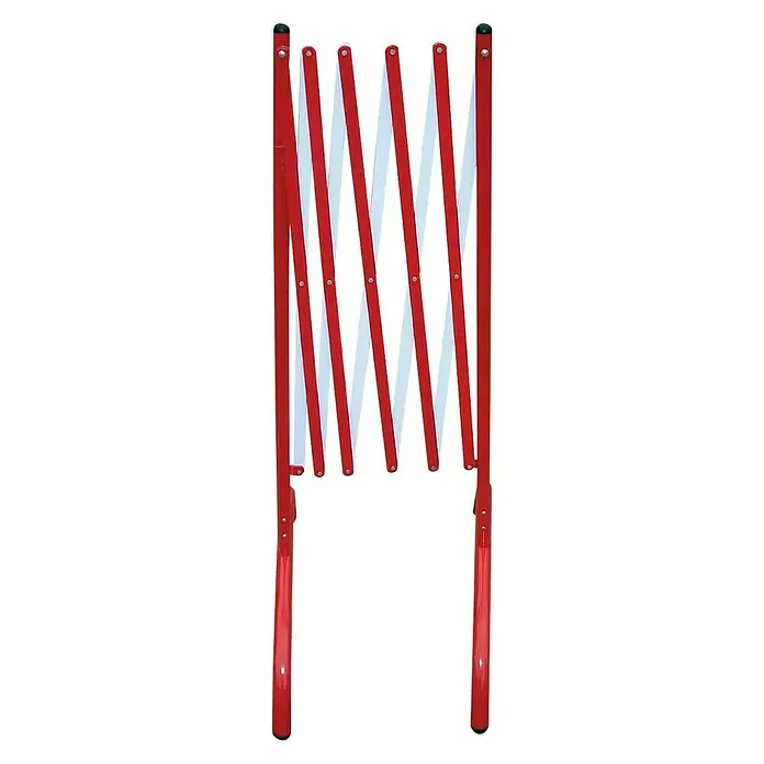 Valla de obra - Acero, Rojo, Blanco