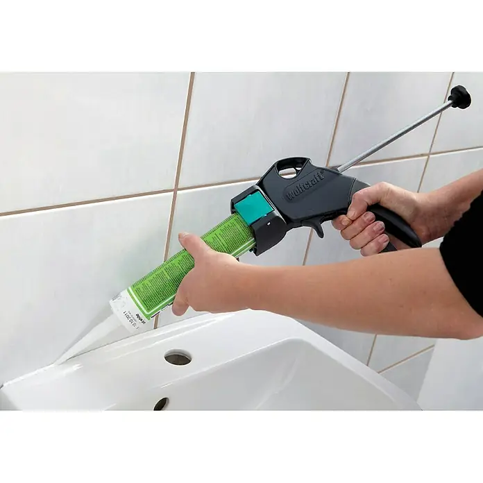 Wolfcraft Pistola de cartuchos MG 300 - Apto para: Silicona y cartuchos