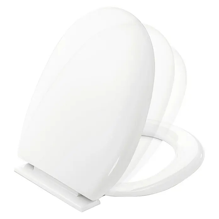 Plastisan Tapa de WC Enid - Con caída amortiguada, Termoplástico, Blanco