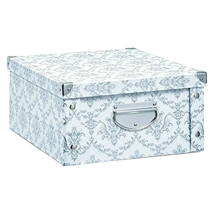 Zeller Present Caja de almacenaje Vintage - L x An x Al: 33 x 40 x 17 cm