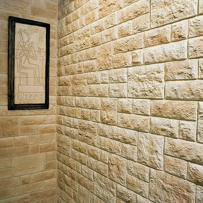 Revestimiento Travertino Split Pardo - Contenido: 4 pzs.