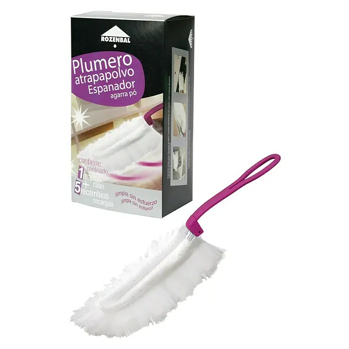Rozenbal Plumero atrapapolvo - Largo: 18 cm, Poliéster