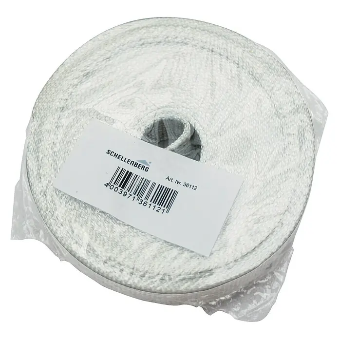Schellenberg Cinta para persiana - Blanco/gris, Largo: 6 m, Anchura de la correa: 22 mm