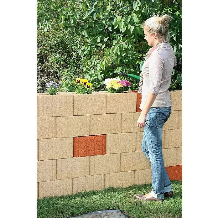 Pflanzstein Multistein - Mediterran, 33 x 24 x 20 cm, Beton