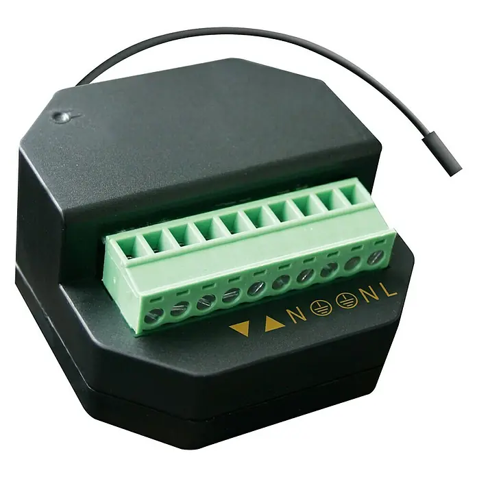 Schellenberg Funk-Empfangsmodul - Reichweite ca.: 20 m (Gebäude), Frequenz: 868,4 MHz - Vorderansicht