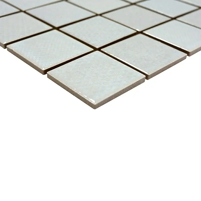Mosaikfliese Quadrat Celadon Heritage CH M4 - 29,8 x 29,8 cm, Grün, Glänzend - Detailaufnahme