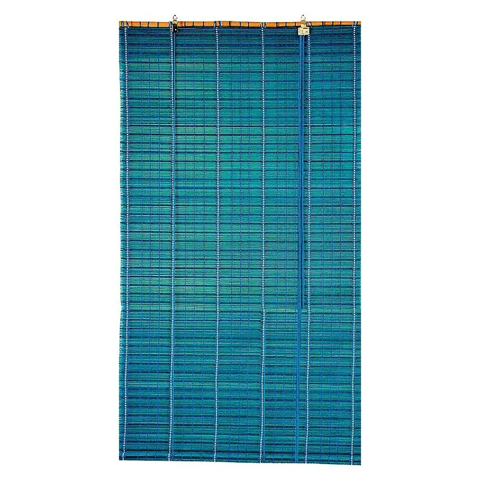 Estor enrollable Safari - An x Al: 150 x 175 cm, Azul