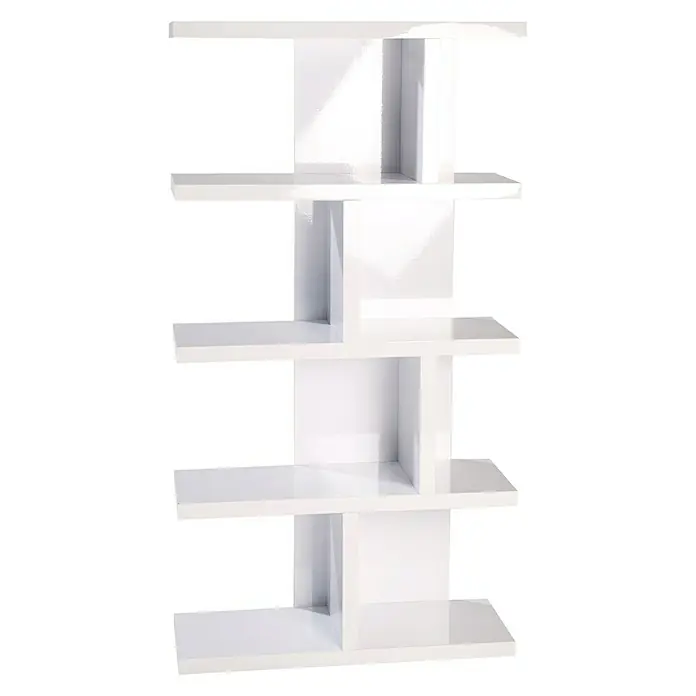 Phönix Regal Lloret - L x B x H: 29 x 80 x 150 cm, Weiß - Vorderansicht