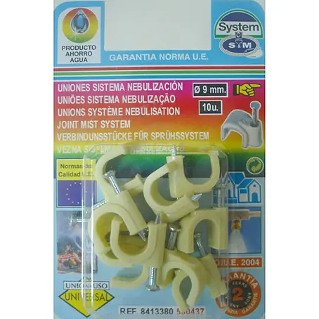 Abrazadera de pared nebulización