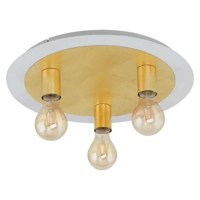 Eglo Okrugla stropna LED svjetiljka Passano - 12 W, Ø x V: 450 mm x 19,5 cm - Pogled sprijeda