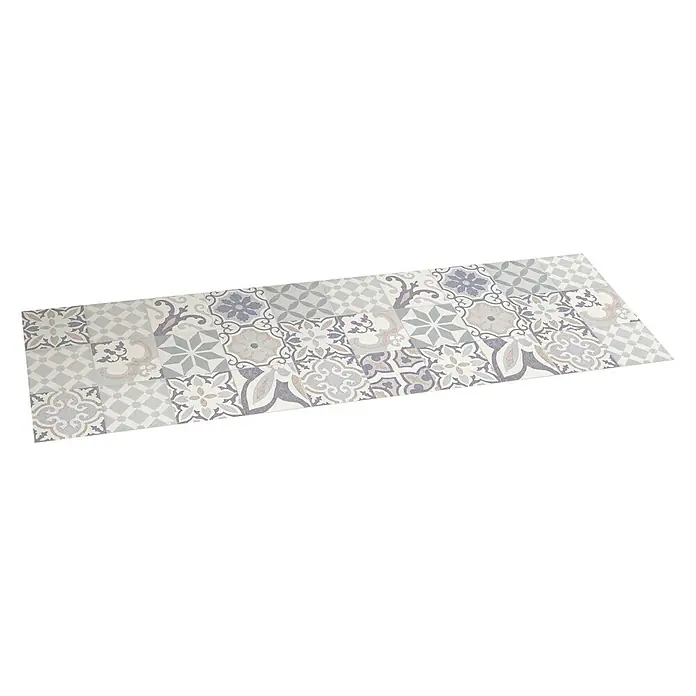 Alfombra de vinilo Croma BCN vintage - Pastel azul, 200 x 60 cm