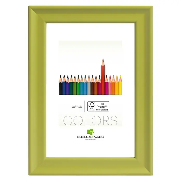 Marco de fotos Colors - Verde, 50 x 70 cm, Madera