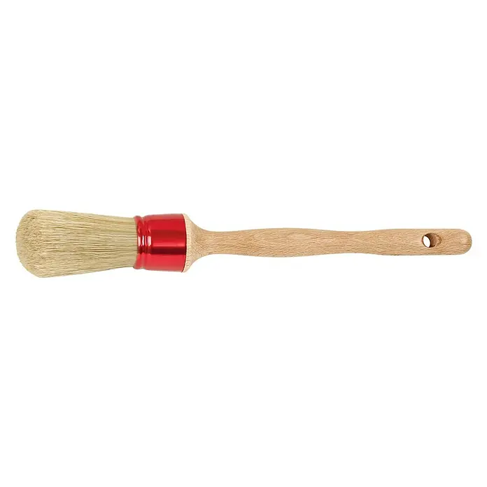 Brocha redonda Prensada Extra - Tamaño pincel: 10, Tipo de cerdas: Cerdas naturales, Madera