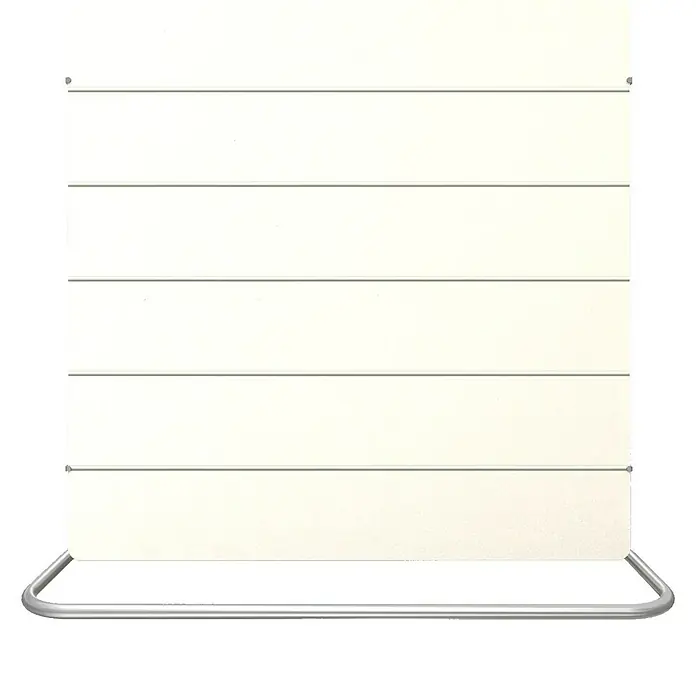 ClimaStar Speichersteinheizung 3in1 - 1.000 W, Classicweiß, L x B x H: 8 x 50 x 50 cm - Vorderansicht