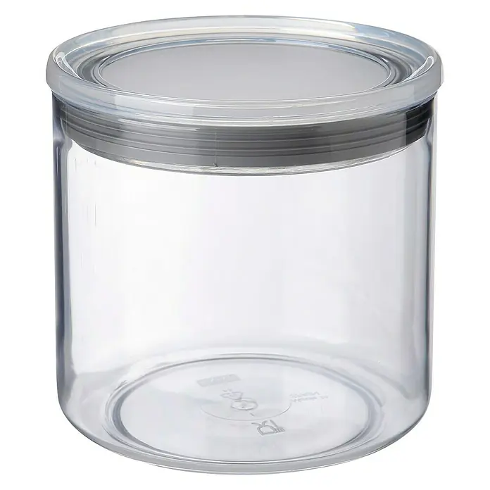Tatay Bote de cocina 1L - L x An x Al: 12,5 x 12,5 x 12,5 cm, Transparente