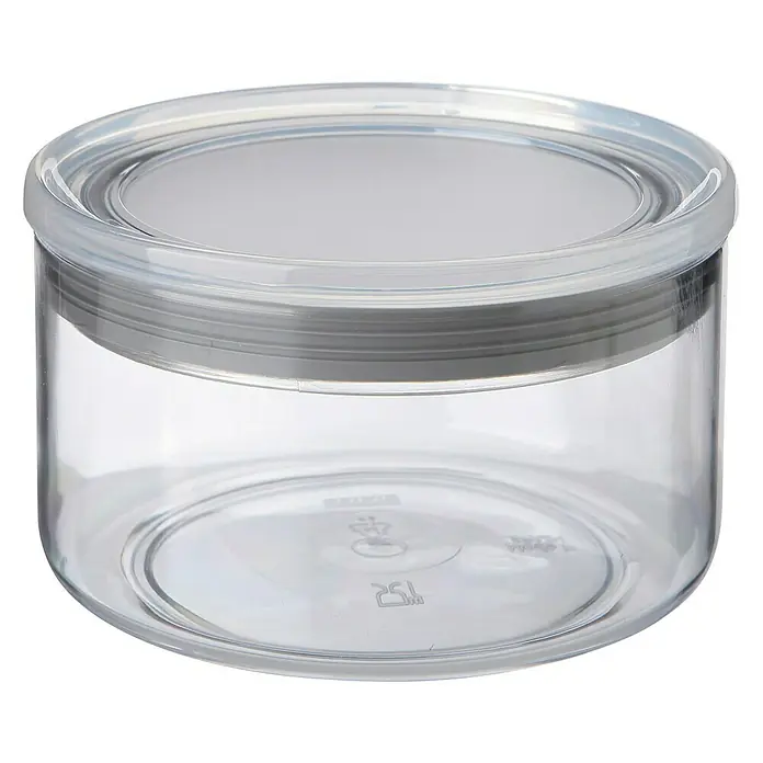 Tatay Bote de cocina 0,5L - L x An x Al: 12,5 x 12,5 x 8 cm, Transparente