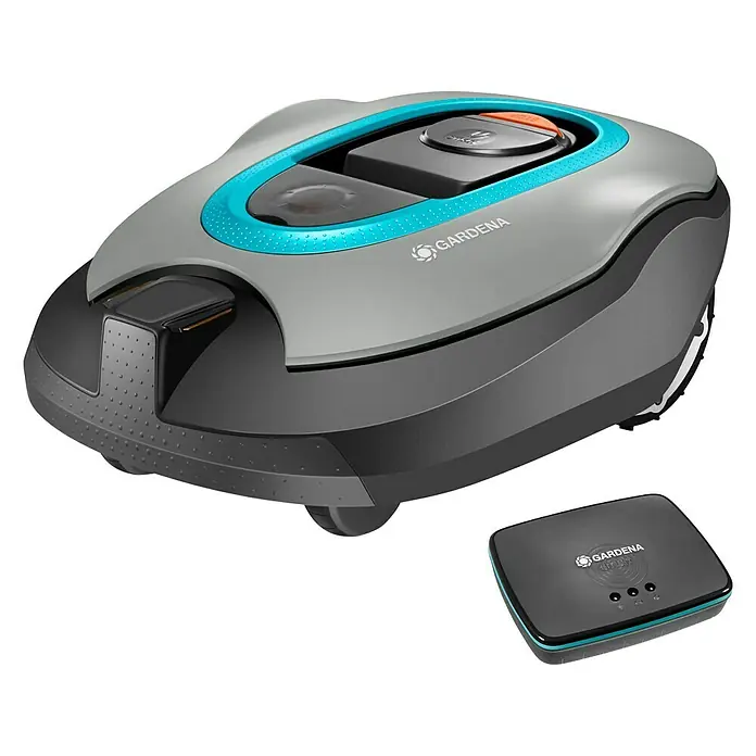 Gardena Smart system Mähroboter Sileno+ 1600 Set - 18 V, Li-Ionen, 2,1 Ah, 1 Akku, Max. Flächenempfehlung: 1.600 m² - Vorderansicht