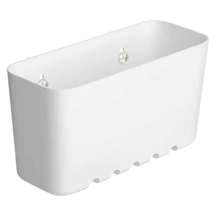 Tatay Cesta de baño Standard - 8,5 x 20 x 11 cm, Blanco