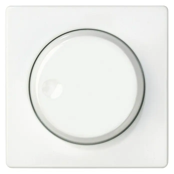 Simon 82 Tapa regulador luminoso - Blanco, En pared, Aluminio