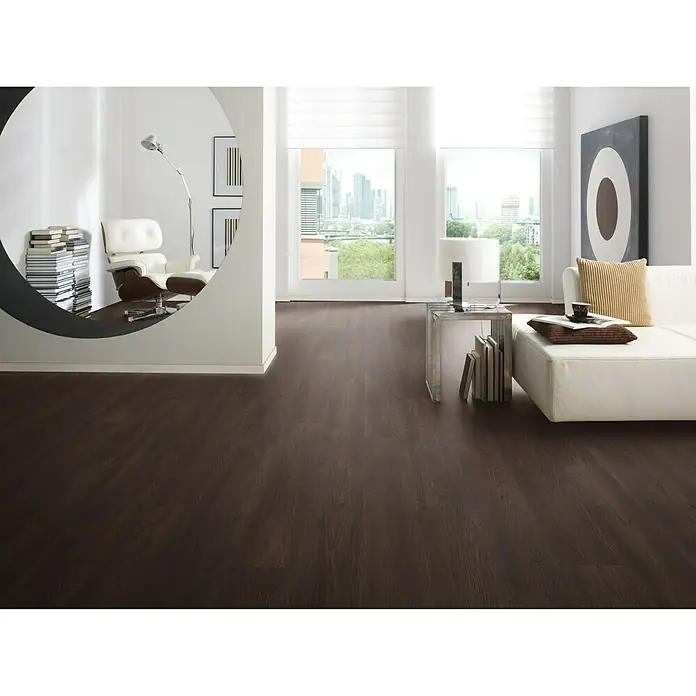 LOGOCLIC Silentos Laminat Hrast Rapollo - 1.285 x 192 x 9 mm, Rustikalni pod - Živopisni prikaz