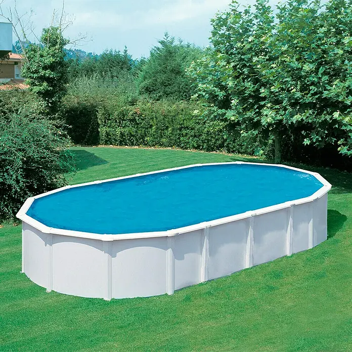 KWAD Pool-Set Supreme - L x B x H: 7,3 x 3,7 x 1,32 m, Fassungsvermögen: 29.500 l, Oval