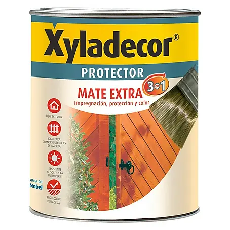 Xyladecor  Protección para madera Mate Extra 3 en 1