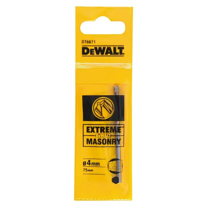 Dewalt Broca para piedra DT6671-XJ - Diámetro: 4 mm, Largo: 75 mm