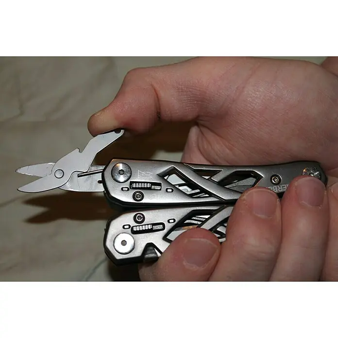 Gerber Alicates multiuso plegable Suspension - 12 funciones, Acero inoxidable