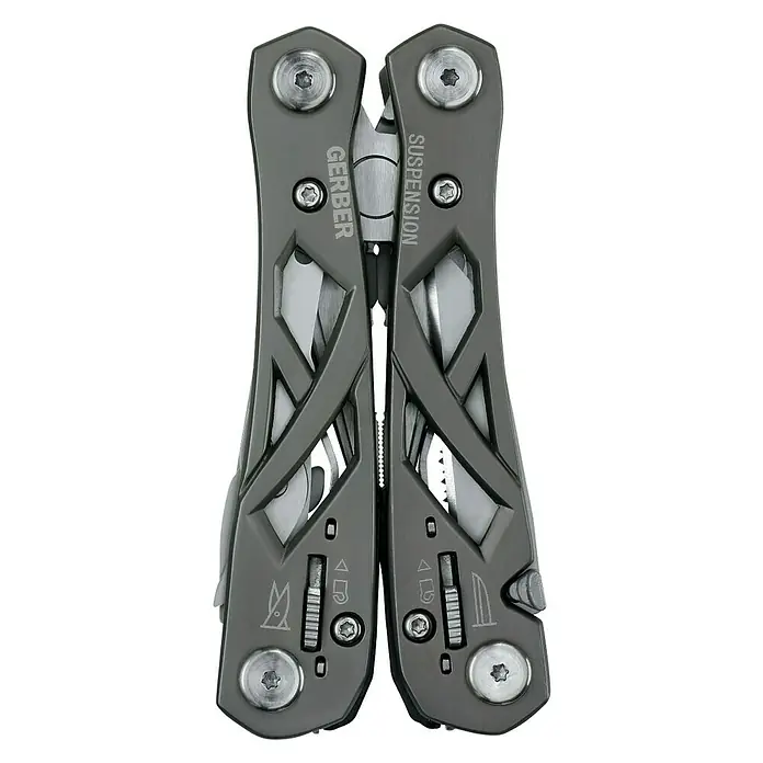 Gerber Alicates multiuso plegable Suspension - 12 funciones, Acero inoxidable