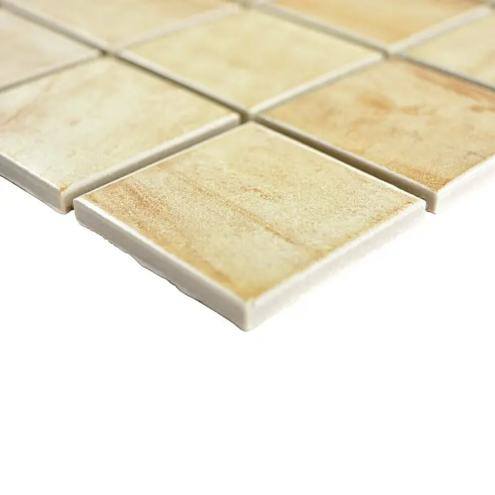 Mosaikfliese Quadrat CTR Q31CM - 30,6 x 30,6 cm, Beige, Matt - Detailaufnahme