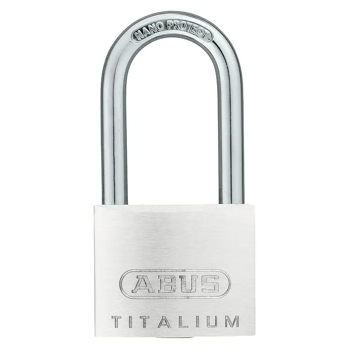 Abus Titalium Candado 64TI/50HB50 - An x Al: 50 x 93,5 mm, Material estribo: Acero especial endurecido