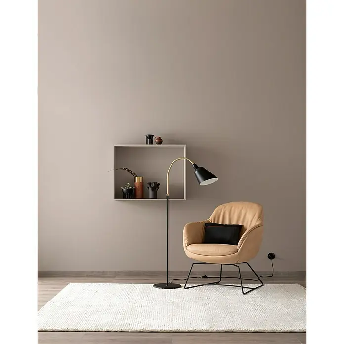 SCHÖNER WOHNEN-Farbe Wandfarbe Designfarbe - Edles Kaschmirbraun, 2,5 l, Matt - Stimmungsaufnahme