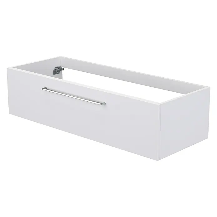 Camargue Espacio Kupaonski ormarić za nasadni umivaonik - 120 x 46 x 30 cm, 1 ladica, Mira - Pogled sprijeda