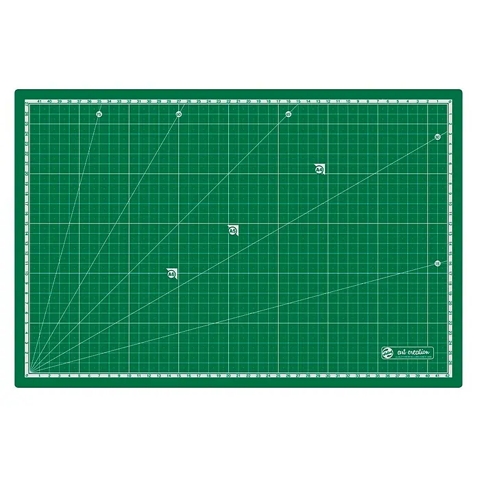Talens Art Creation Tabla de cortar antideslizante - Verde, 45 x 30 cm