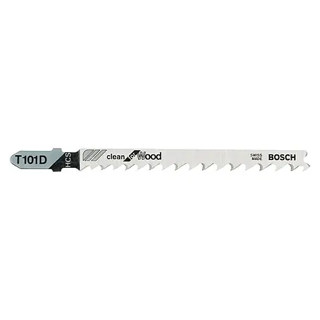 Bosch Professional  Hoja de sierra de calar T 101 D Clean for Wood