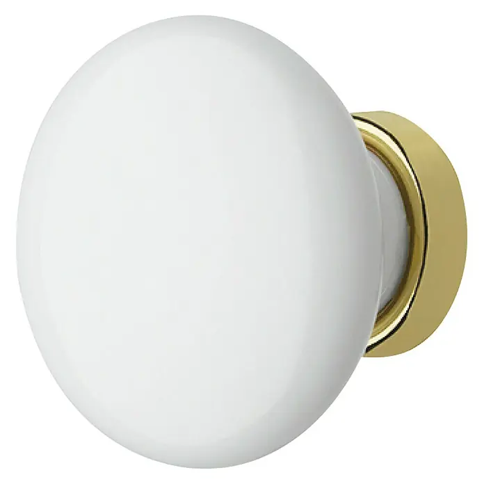 Häfele Pomo para muebles - Ø x Al: 37 x 21 mm, Porcelana - Vista frontal