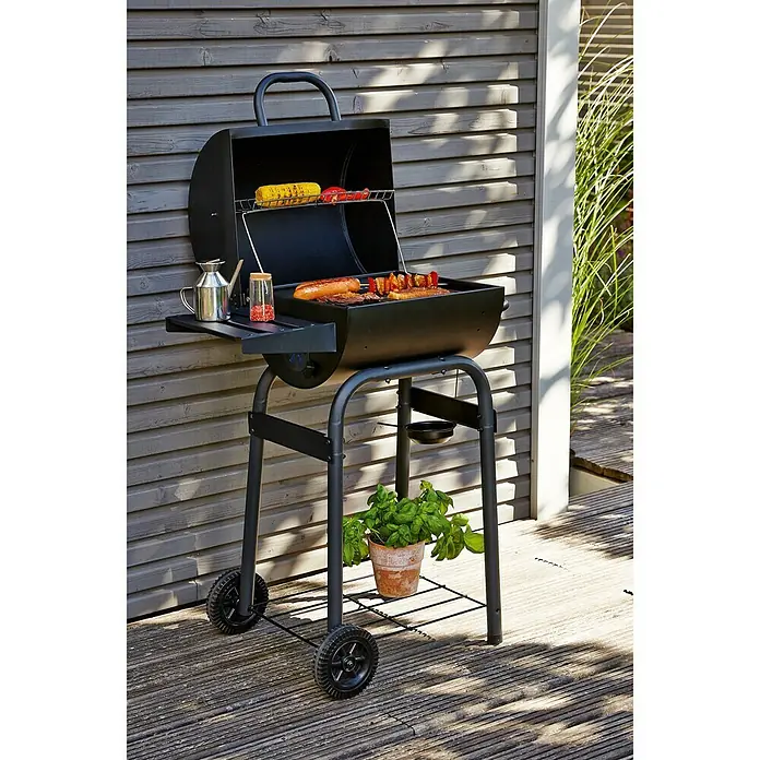 Grillstar Smoker Tennessee - Mit Rollen, Grillfläche Garkammer: 54 x 34 cm