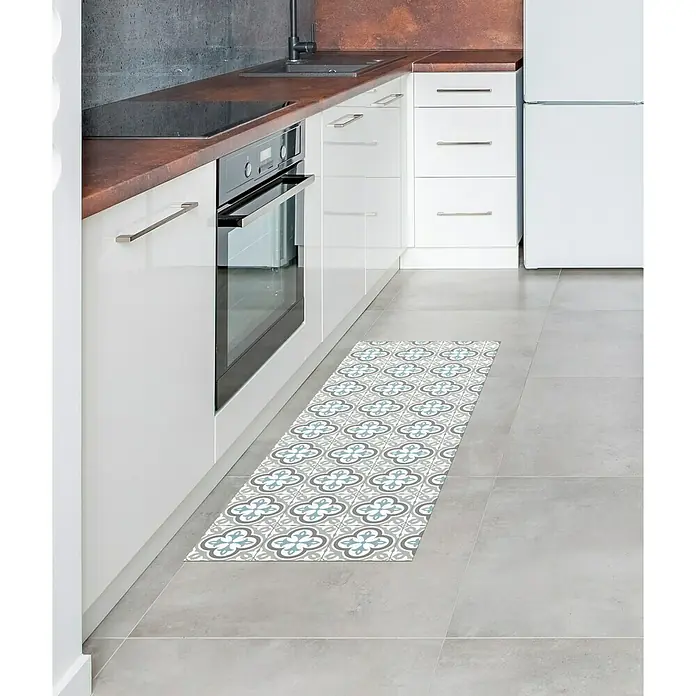 Alfombra de vinilo Croma Hidra topo - 140 x 50 cm