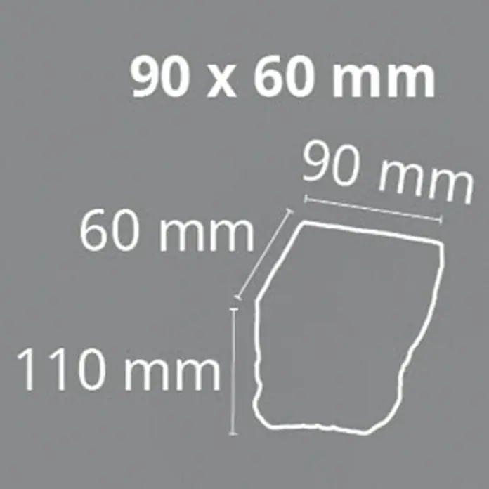 Dekoelement - Konsole, Dunkelbraun, 6 x 9 x 11 cm - Vorderansicht