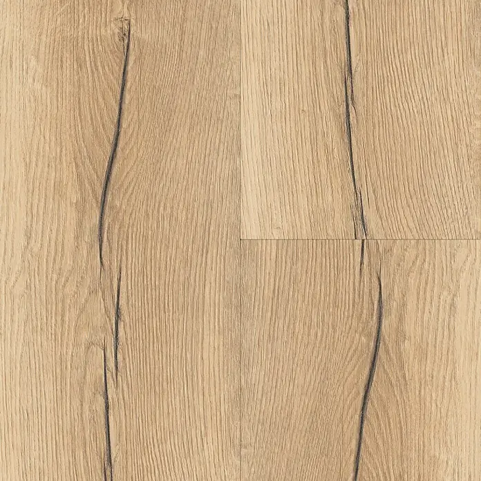 Living by Haro Laminat Gran Via Eiche Italica Creme - 2.200 x 243 x 8 mm, Landhausdiele - Detailaufnahme