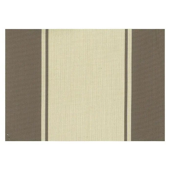 Sunfun Ersatztuch - Beige/Grau, Breite: 3,5 m, Ausfall: 3 m, Passend für: Sunfun Vollkassettenmarkise Beige/Grau 3,5 x 3 m - Vorderansicht