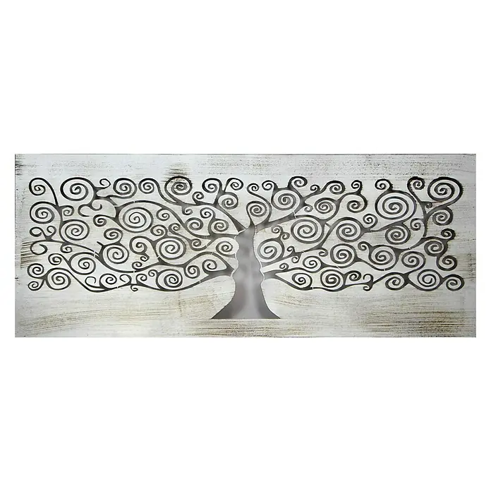 Cuadro de madera Mándala 150 - Mosaico, An x Al: 150 x 60 cm