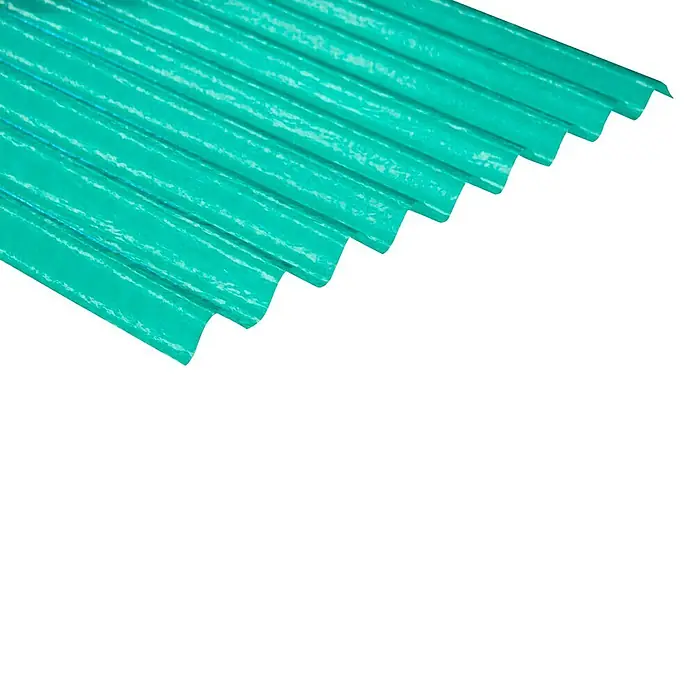 Placa ondulada de poliéster Minionda - 250 cm x 110 cm x 0,8 mm, Verde